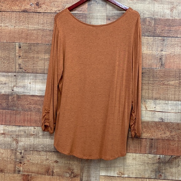 Democracy Lace Up Essential Longsleeve Top - Picture 6 of 6